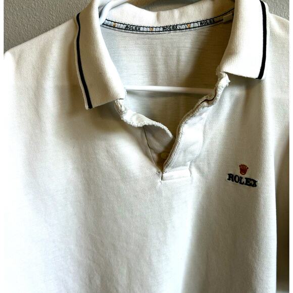 VTG Rolex Polo Shirt Mens L Rare Golf TP 52 Global Championship 2006 Retro Y2K - Picture 4 of 14